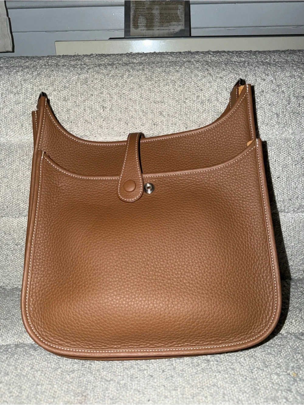 Brand new Hermes gold gen iiiEvelyne Crossbody Bag